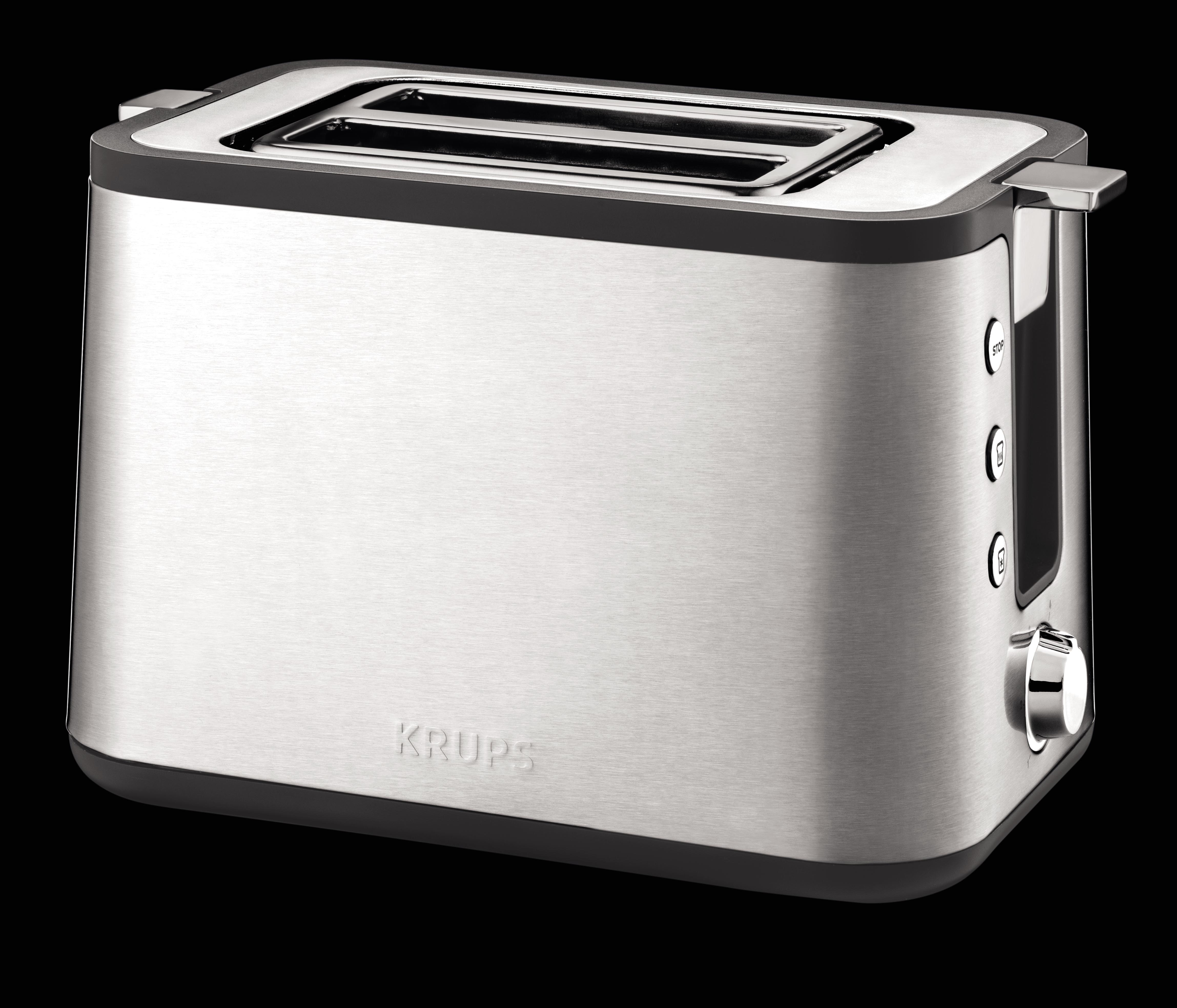 Voir la diapositive 3 : KRUPS Toaster Control Line KH442D10, Inox