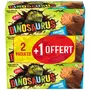 LOTUS Dinosaurus Biscuits au chocolat au lait 2 paquets + 1 offert 675g