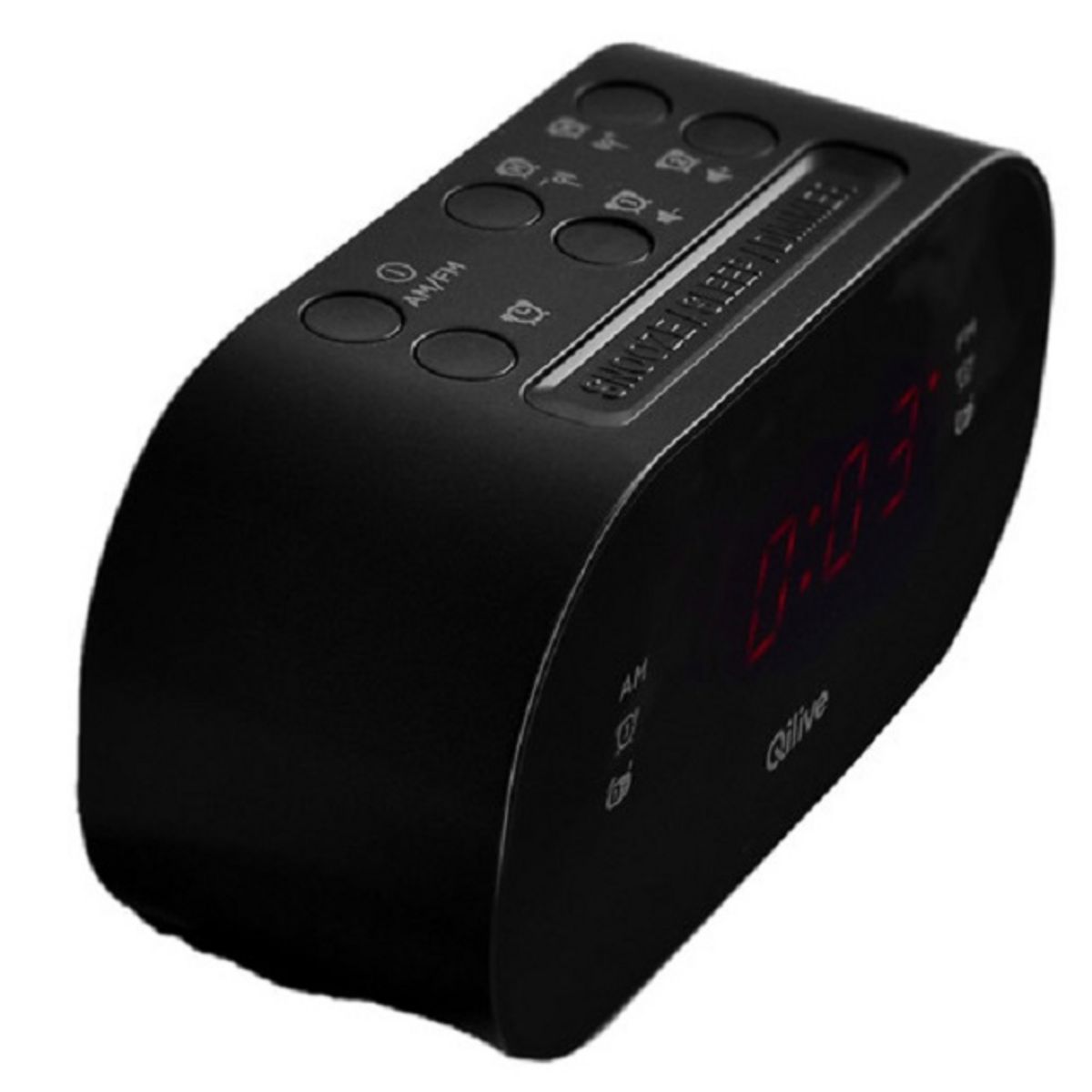 QILIVE Radio réveil - Noir  - Q.1105