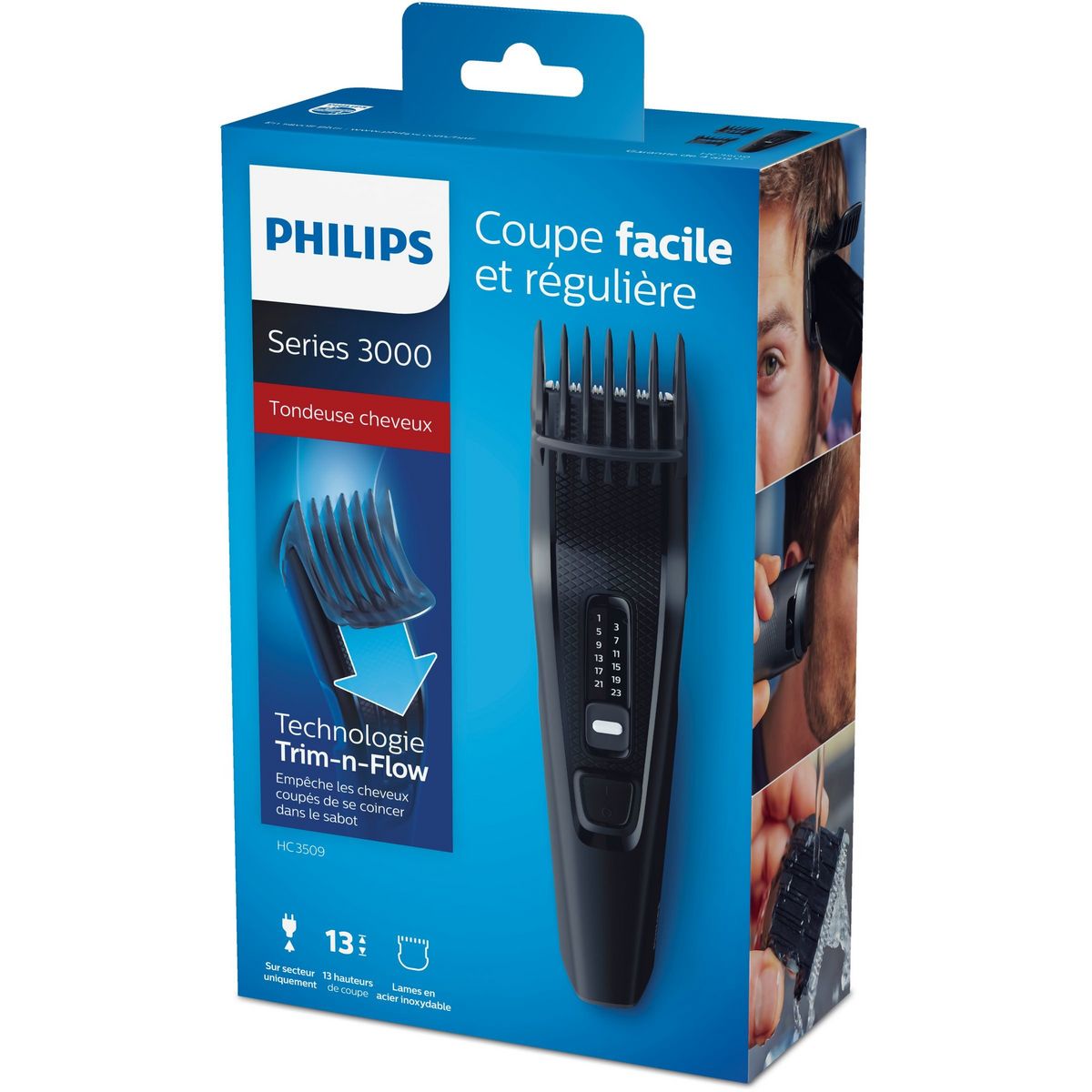 PHILIPS Tondeuse barbe et cheveux HC3509/15
