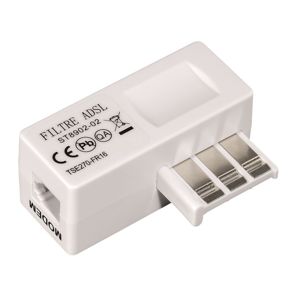 SELECLINE Filtre ADSL - Blanc