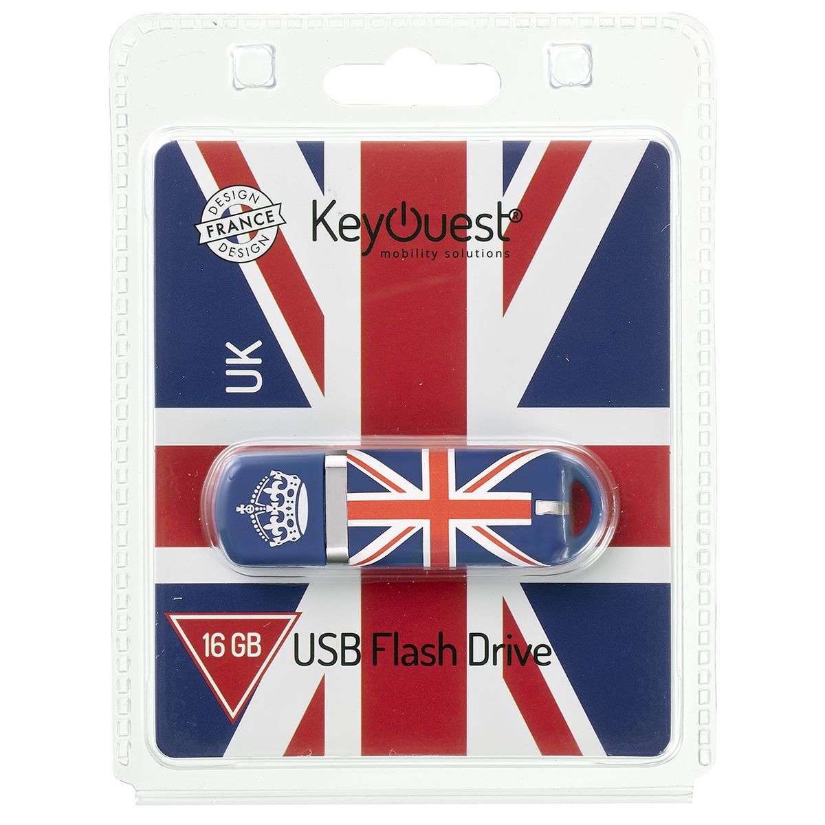 KEYOUEST Clé USB Royaume Uni 16Go