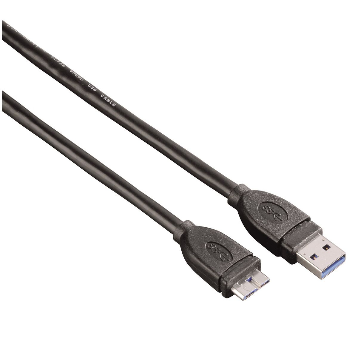 QILIVE Câble USB 3.0 Type A Mâle / Micro USB Type B Mâle - 1.8 M - Noir