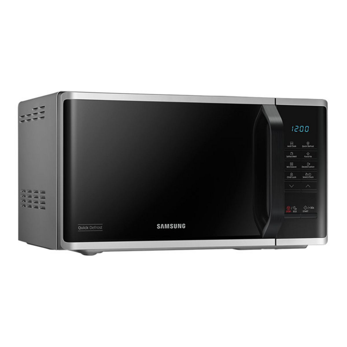 SAMSUNG Micro-ondes monofonction MS23K3513AS - 800 W - Capacité 23 L - Argent