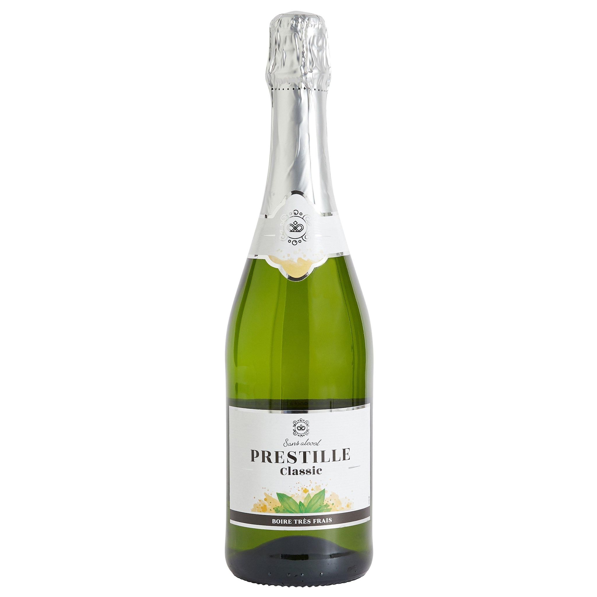 Voir la diapositive 2 : PRESTILLE Apéritif pétillant Classic sans alcool 75cl