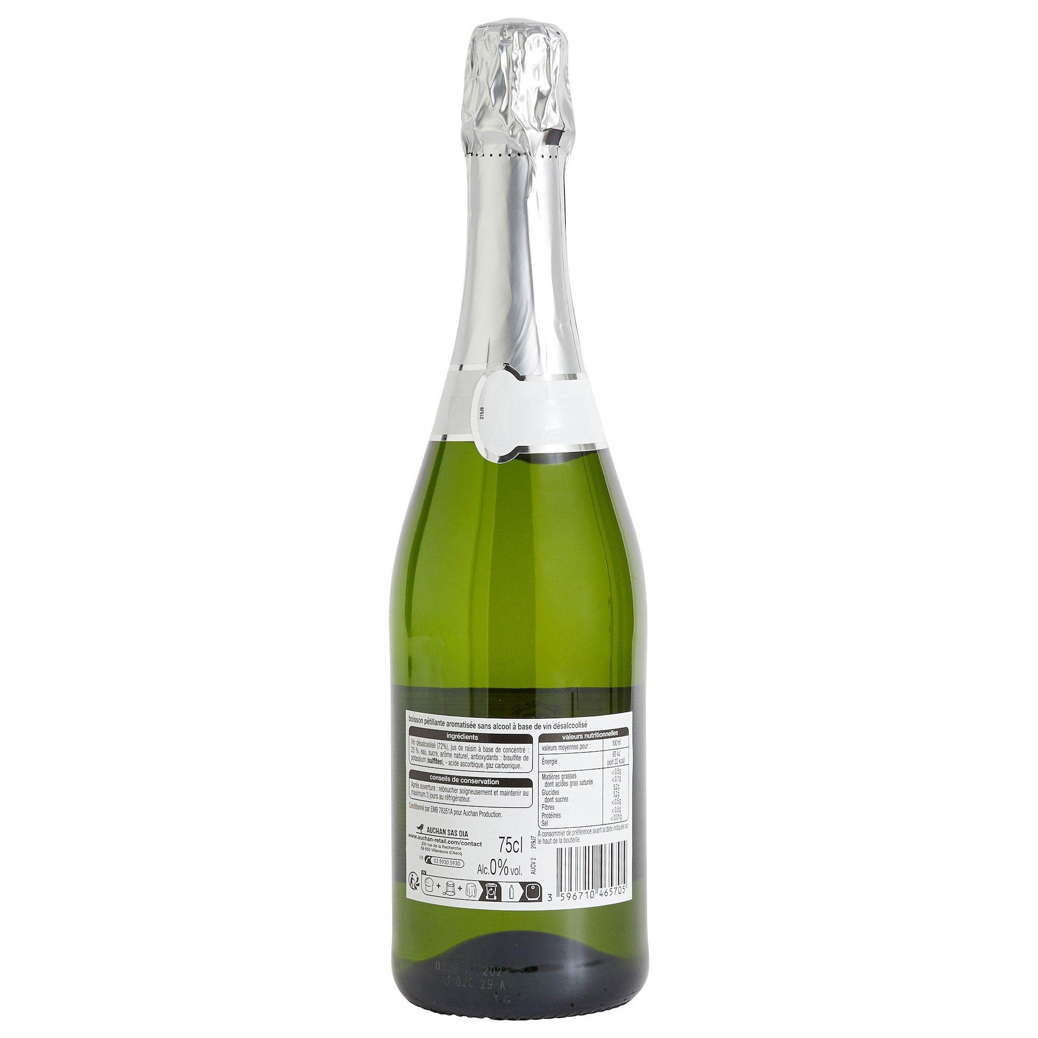 Voir la diapositive 3 : PRESTILLE Apéritif pétillant Classic sans alcool 75cl