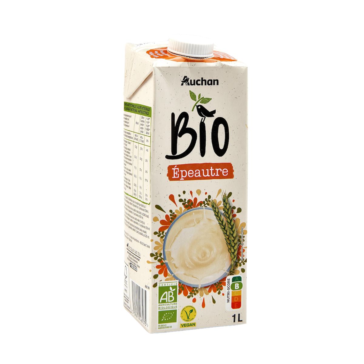 AUCHAN BIO Boisson épeautre 1l
