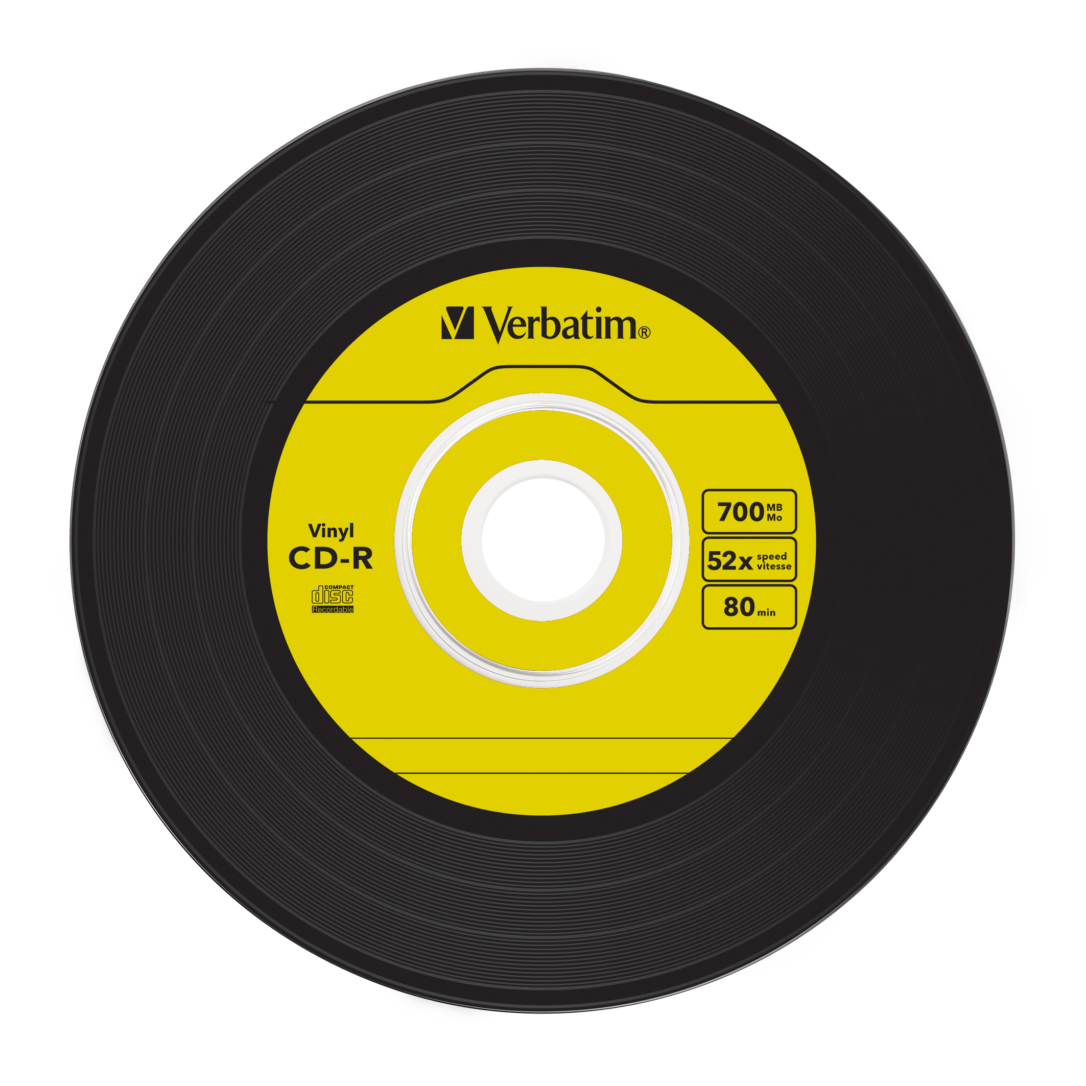 Voir la diapositive 8 : VERBATIM Pack de 10 CD-R Data Vinyl 700 Mo - Boîtier slim