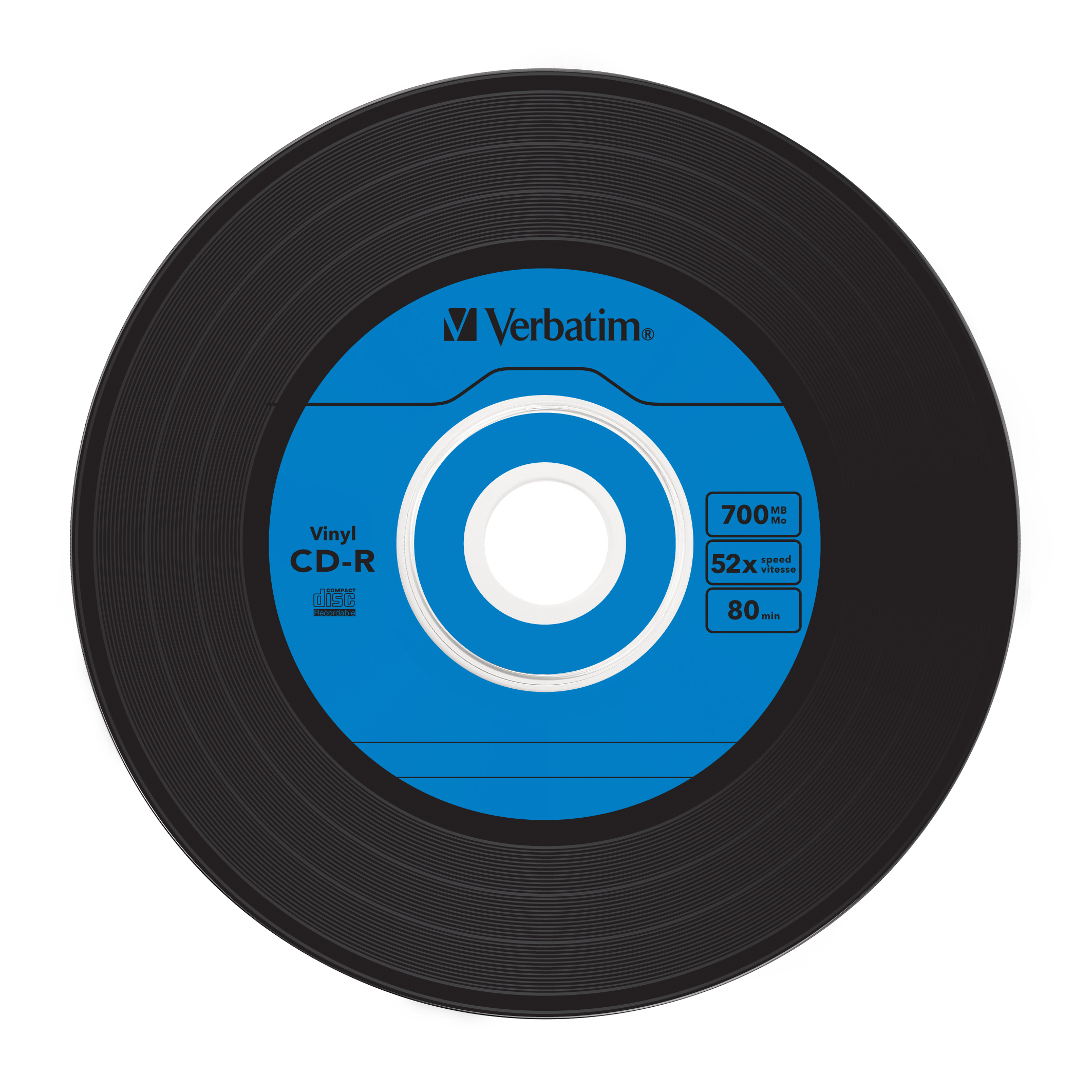Voir la diapositive 9 : VERBATIM Pack de 10 CD-R Data Vinyl 700 Mo - Boîtier slim