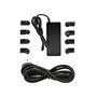 Voir la diapositive 1 : SELECLINE Chargeur PC - Universel - 90 W - 8 Embouts - Noir