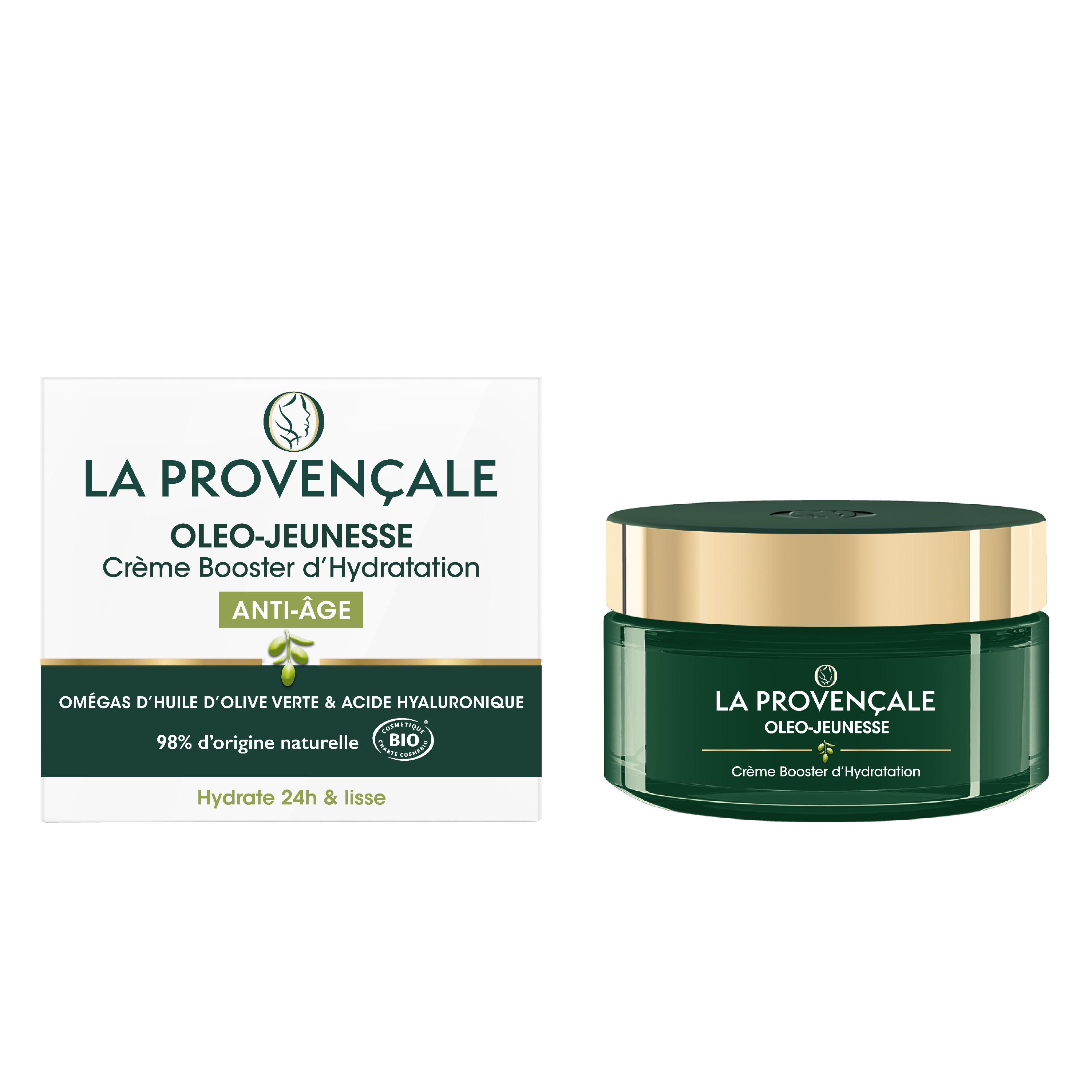 Voir la diapositive 2 : LA PROVENÇALE BIO Crème de jouvence anti-âge nuit huile d'olive bio 50ml