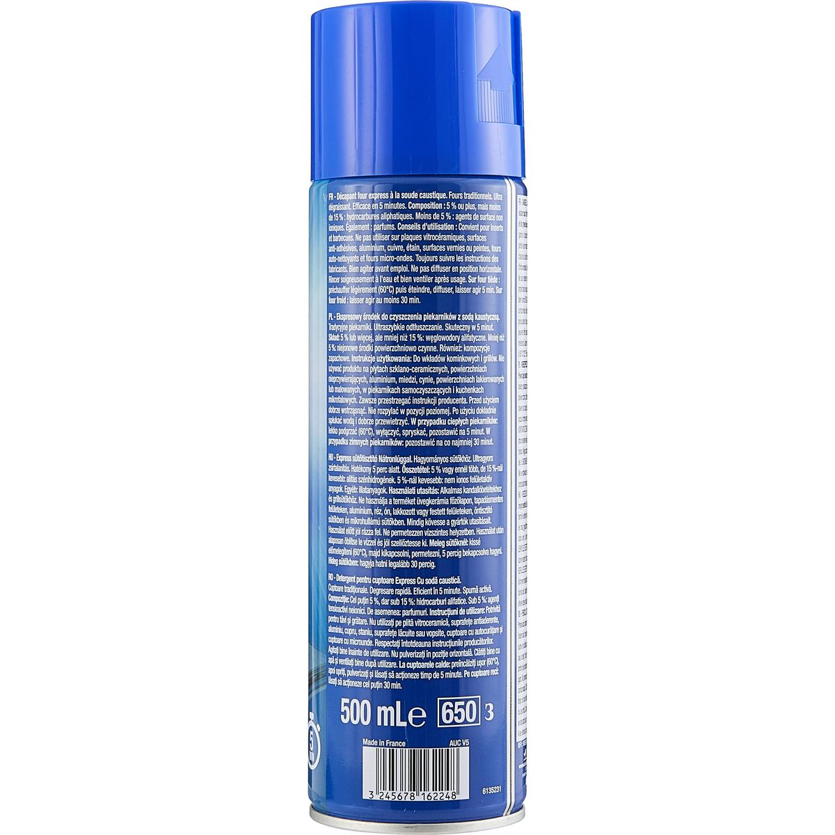 AUCHAN Soude caustique four et grill 500ml