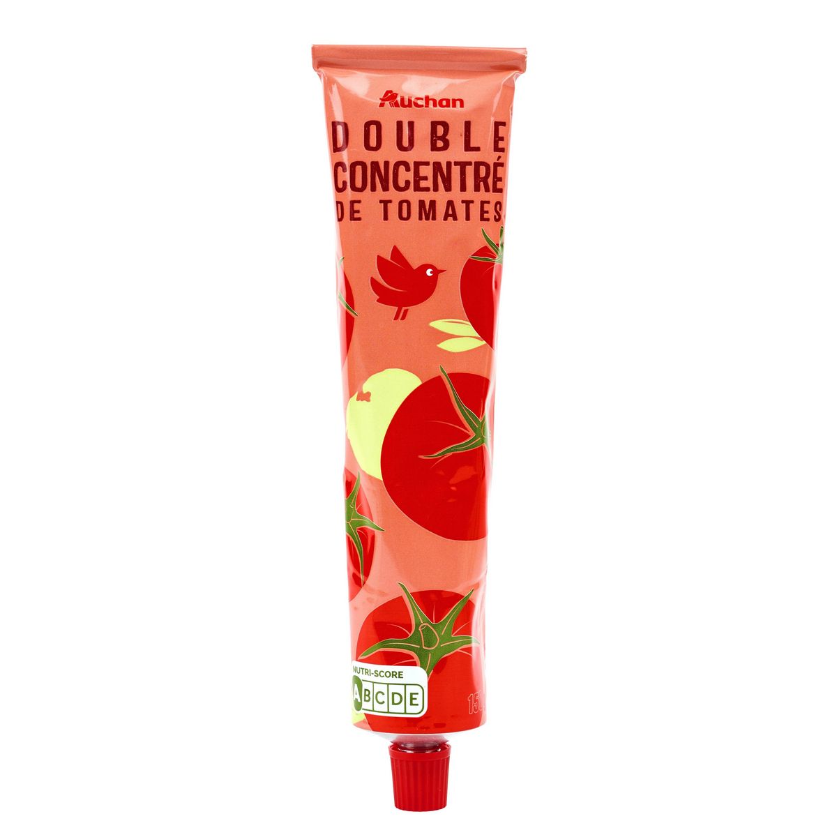 AUCHAN Double concentré de tomates en tube 150g