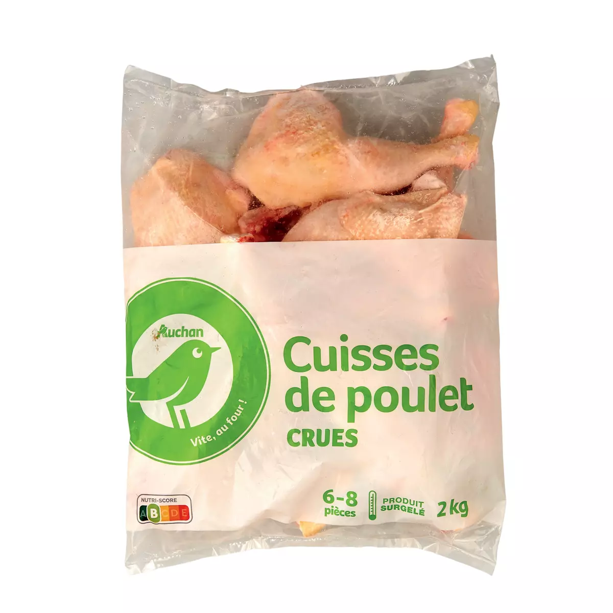 POUCE Cuisses de poulet crues 6-8 pièces 2kg