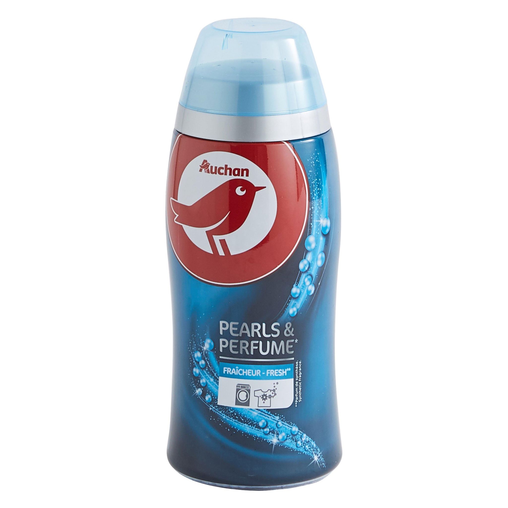 Voir la diapositive 2 : AUCHAN Parfum de linge en perles parfum fraîcheur 275g