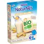 NESTLE Naturnes céréales biscuités bio en poudre dès 6 mois 240g