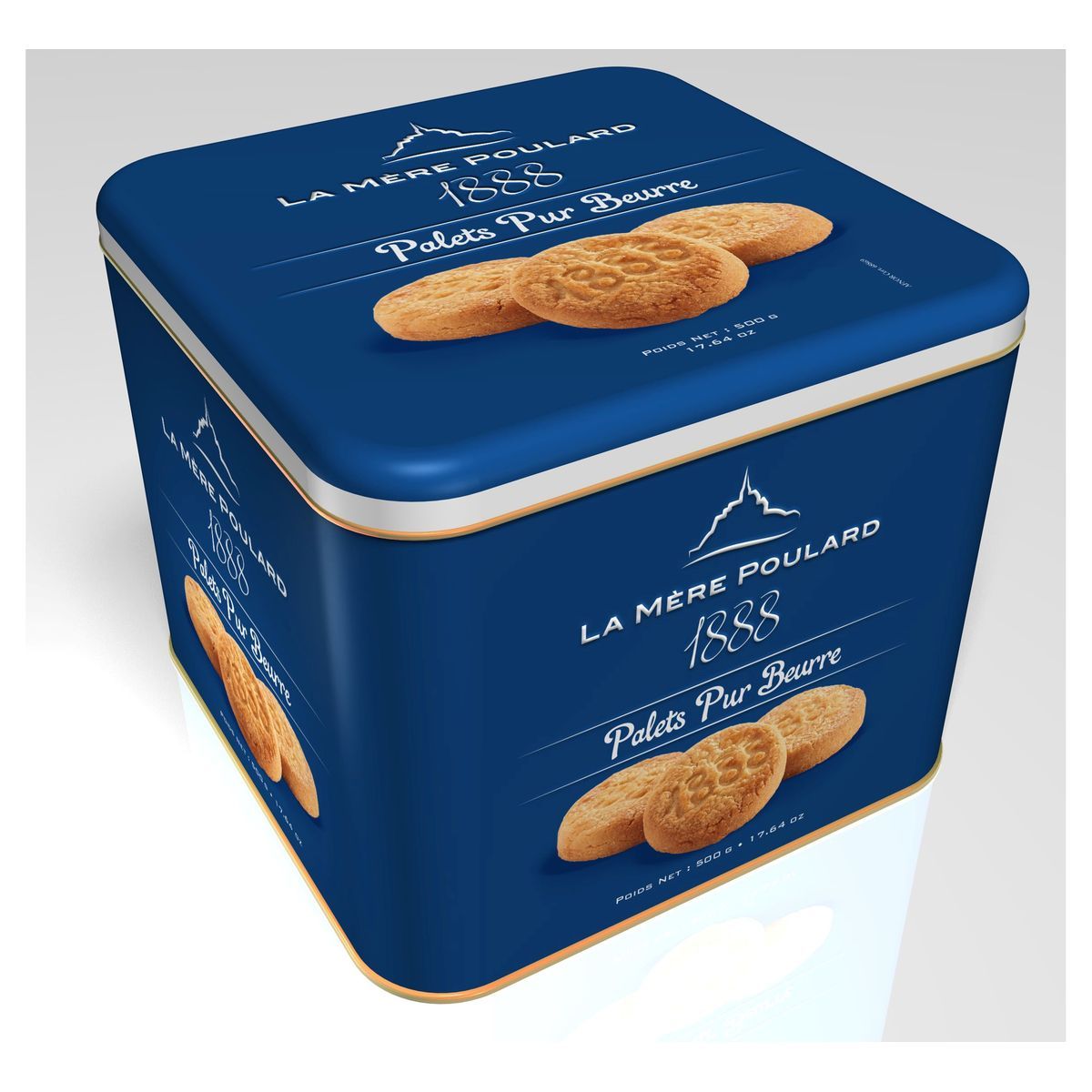 LA MERE POULARD Palets pur beurre coffrets 500g