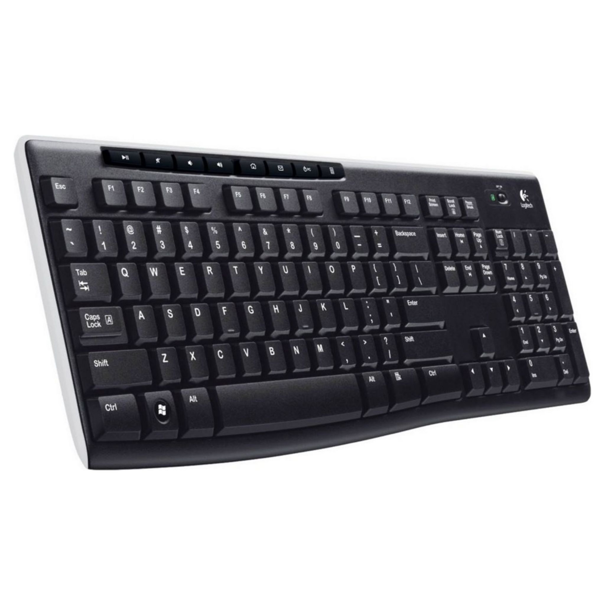 Voir la diapositive 2 : LOGITECH Clavier K270 - Noir - Sans fil 2.4GHz