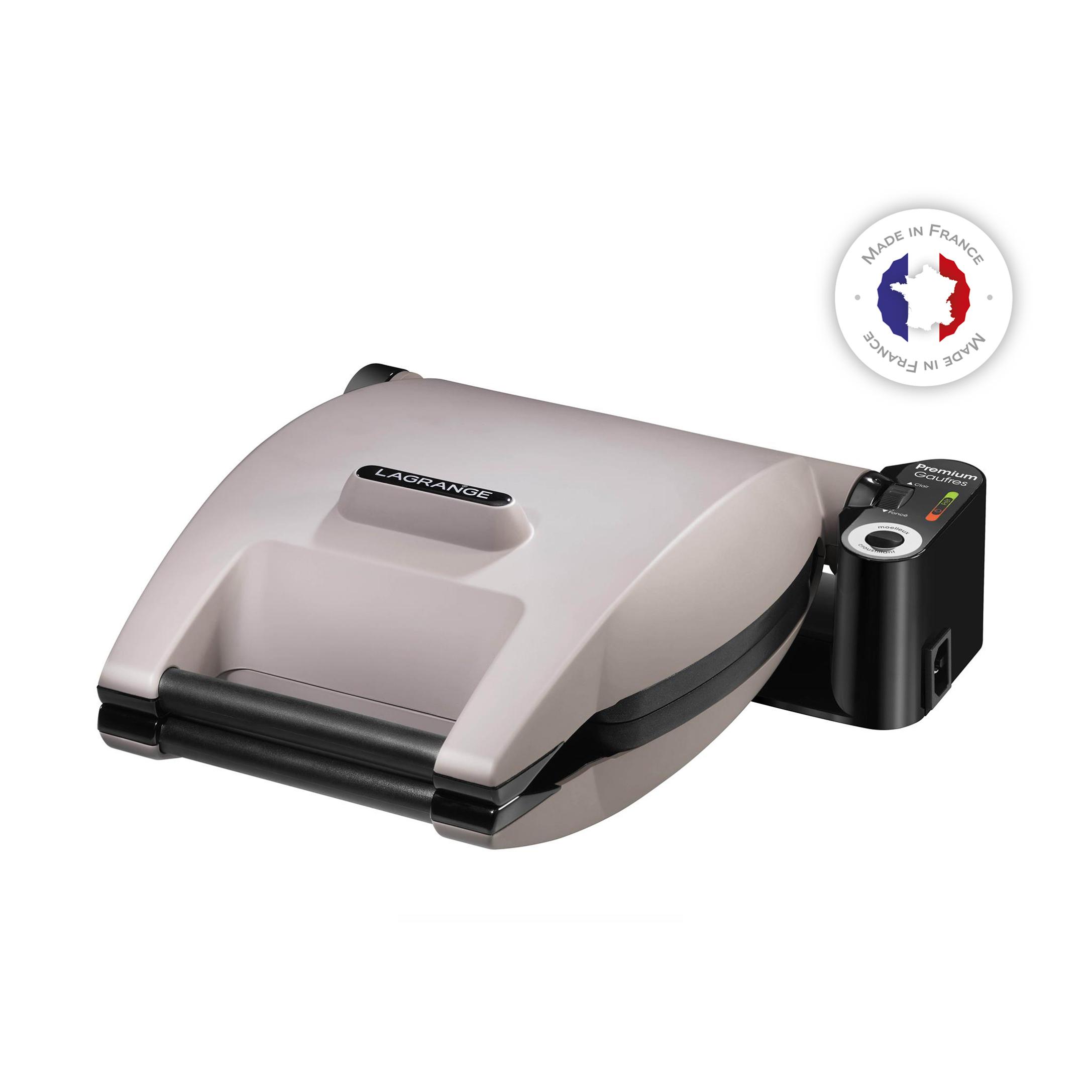Voir la diapositive 2 : LAGRANGE Gaufrier croque-monsieur 3-en-1 019632 - Gris