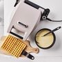 Voir la diapositive 9 : LAGRANGE Gaufrier croque-monsieur 3-en-1 019632 - Gris