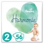 Voir la diapositive 4 : PAMPERS Harmonie couches taille 2 (4-8kg) 56 couches