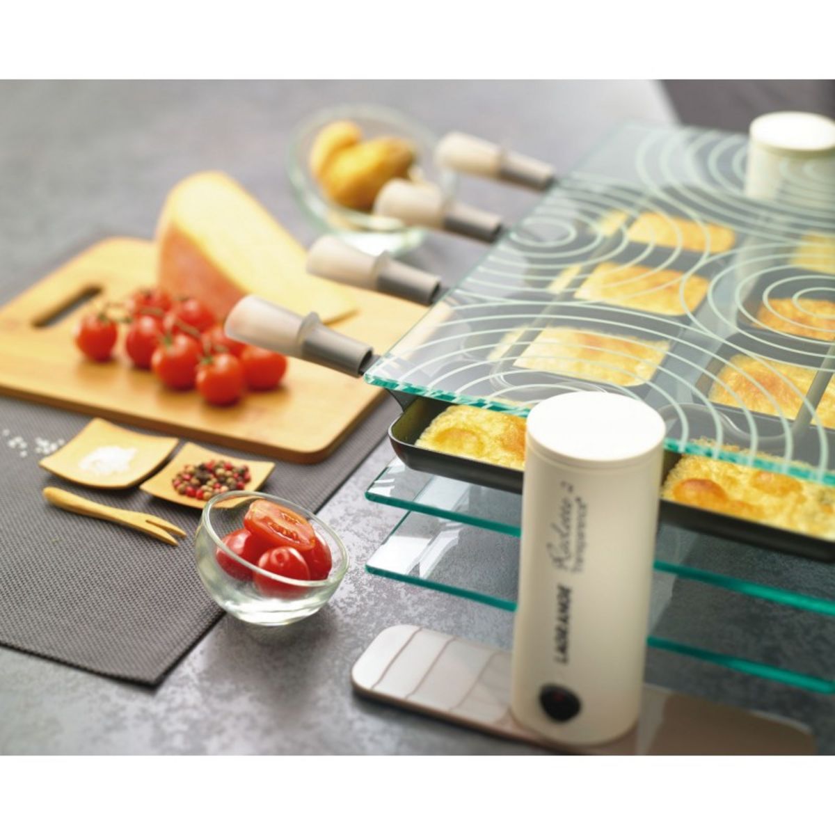 LAGRANGE Raclette 8 personnes - Mineral 009808