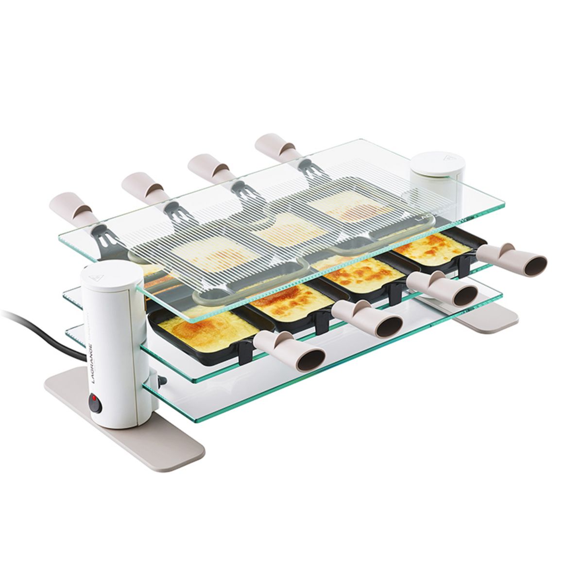 LAGRANGE Raclette 8 personnes - Mineral 009808