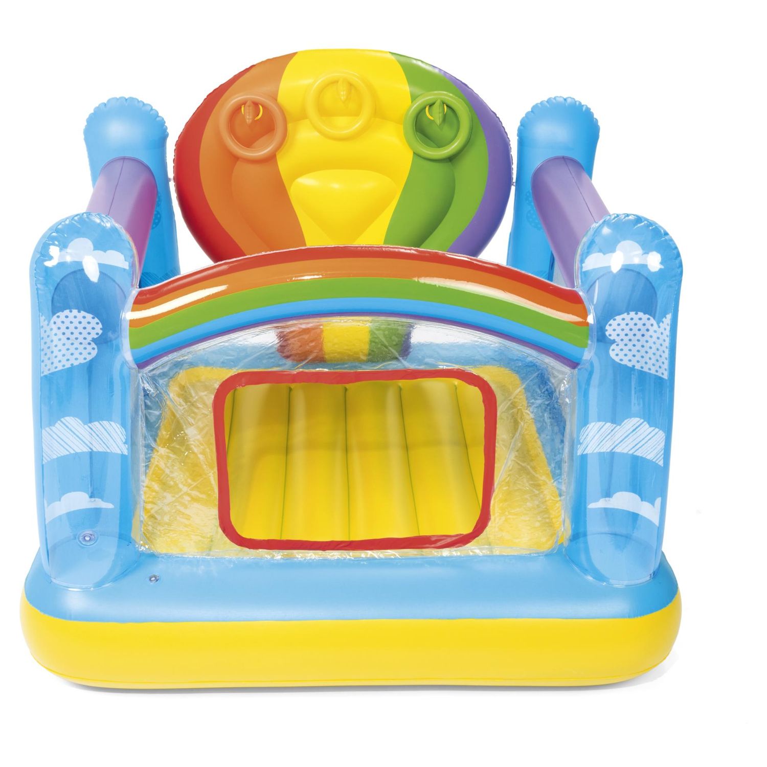 Voir la diapositive 2 : BESTWAY Aire de jeux trampoline