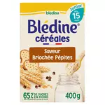 BLEDINA Blédine céréales saveur brioche et pépites de chocolat en poudre dès 15 mois 400g
