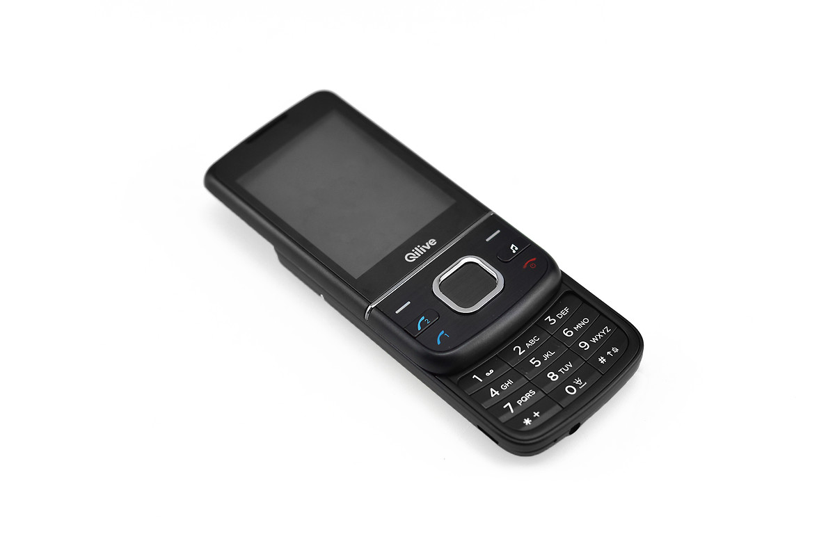Voir la diapositive 8 : QILIVE Téléphone portable - Double SIM - A clapet - Noir - SLIDE