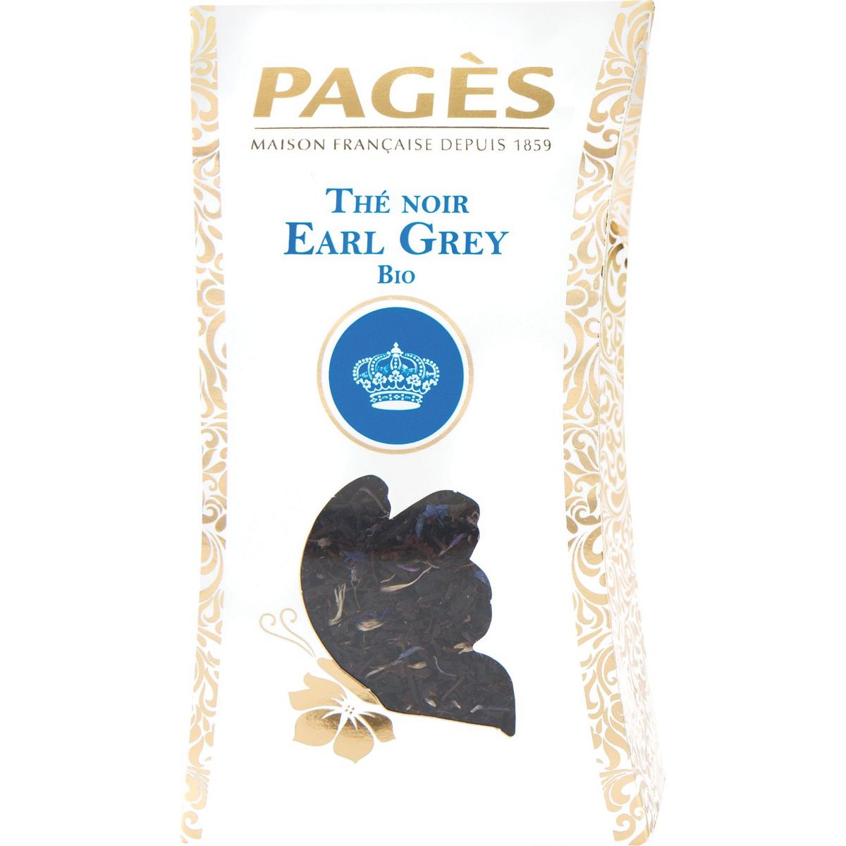 PAGES Thé noir earl grey bio 100g