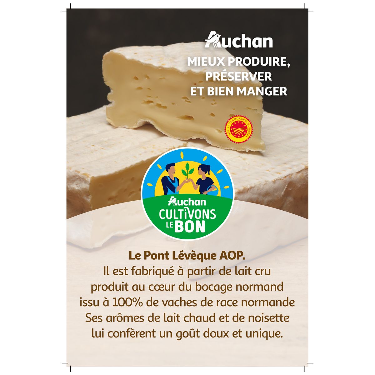 GILLOT CULTIVONS LE BON Pont L'Évêque AOP Filière Responsable 220g