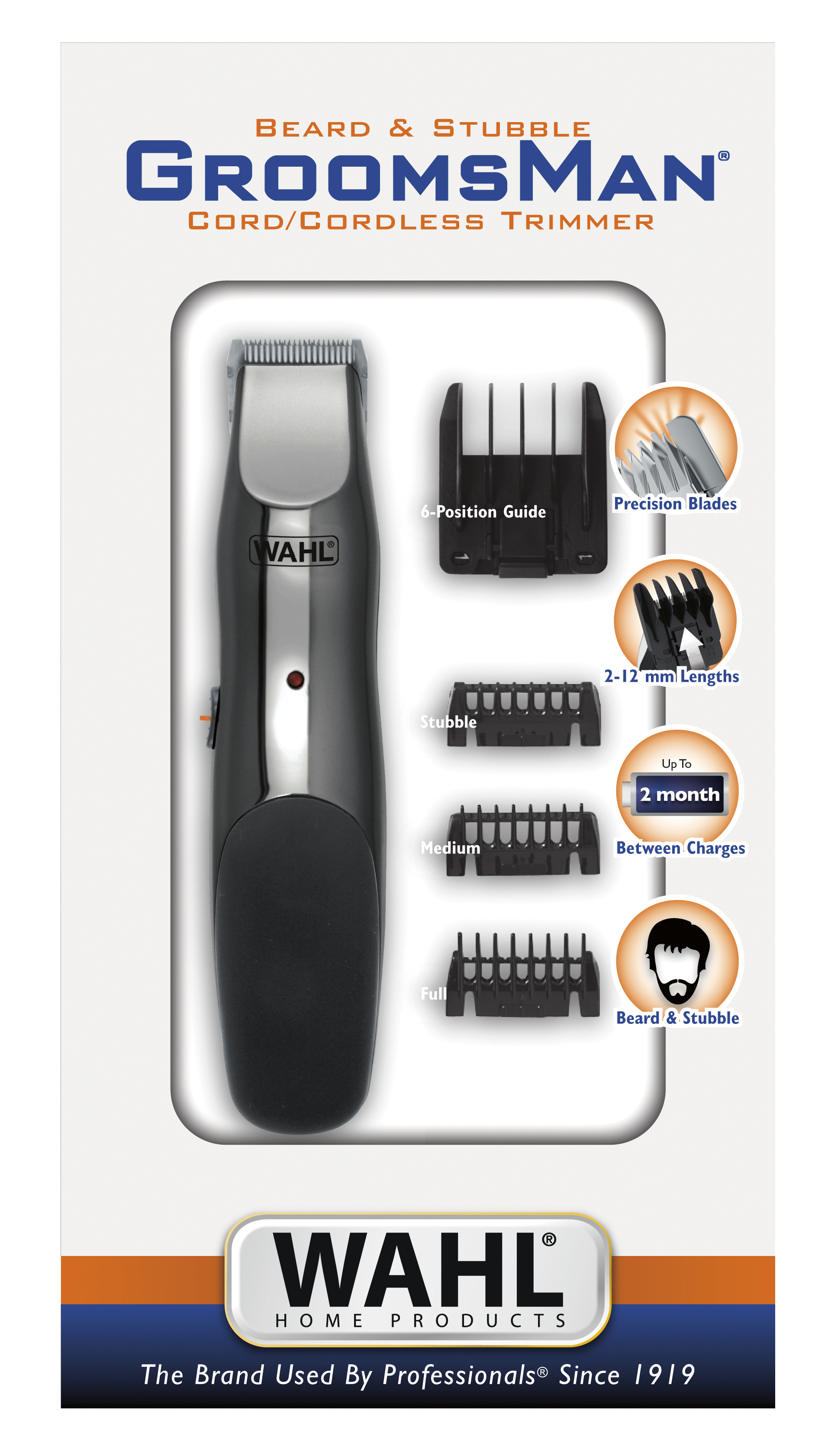 Voir la diapositive 4 : WAHL Tondeuse barbe 9918-1416 -Noir