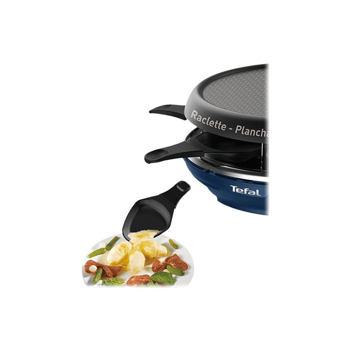 TEFAL Appareil à raclette 6 personnes Colormania RE12A412 - Bleu