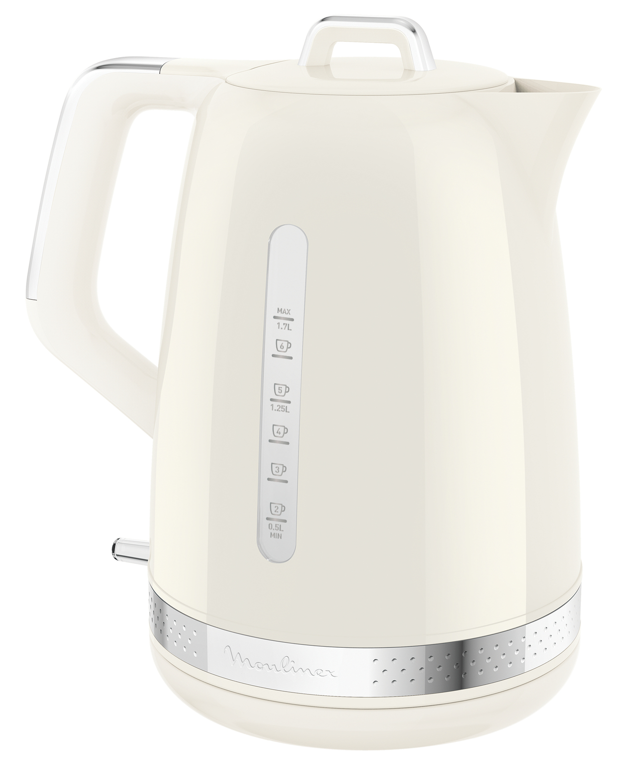 Voir la diapositive 2 : MOULINEX Bouilloire électrique Soleil BY320A10 - Crème