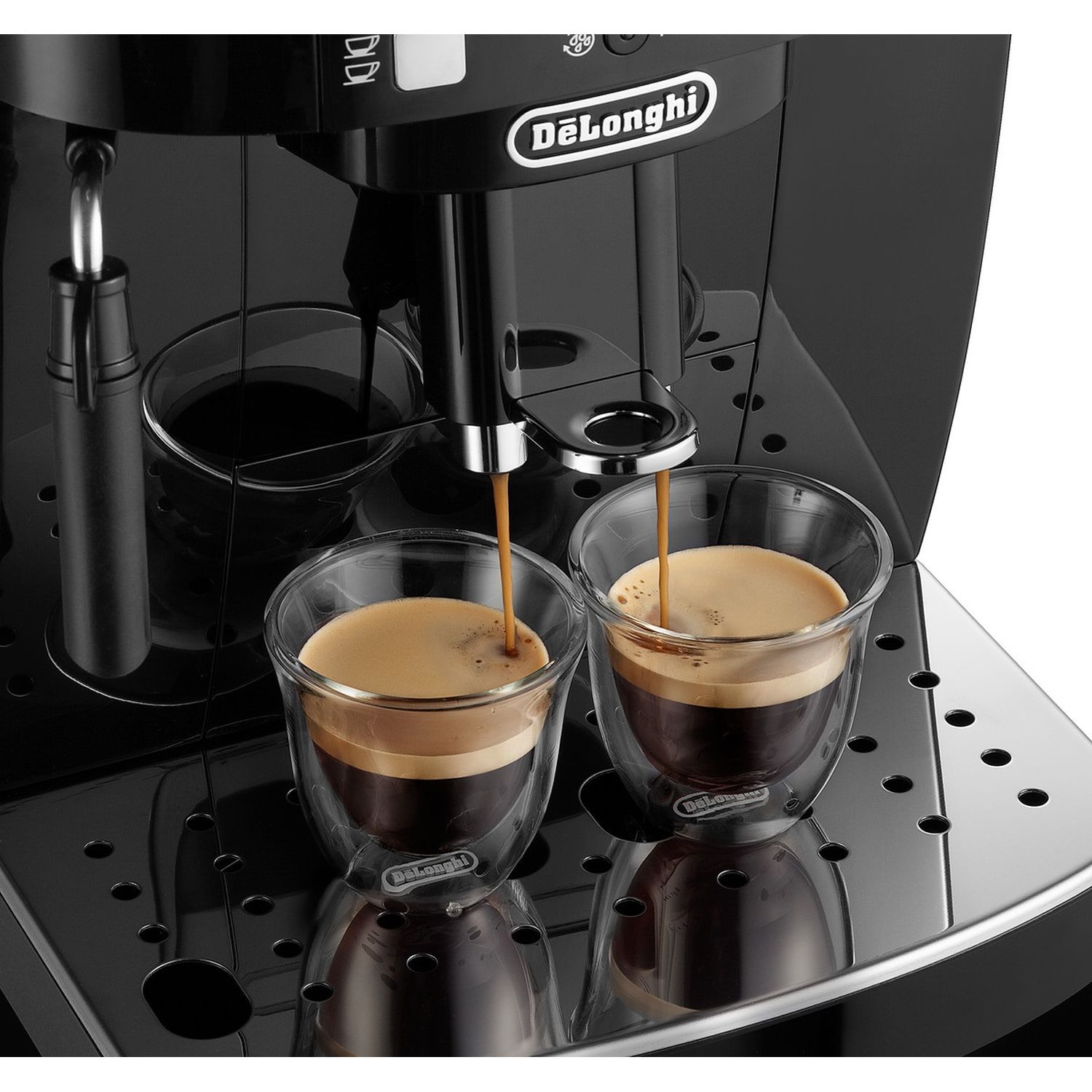 Voir la diapositive 2 : DELONGHI Machine à café expresso avec broyeur Magnificas ECAM 22.117.B S11 - Noir