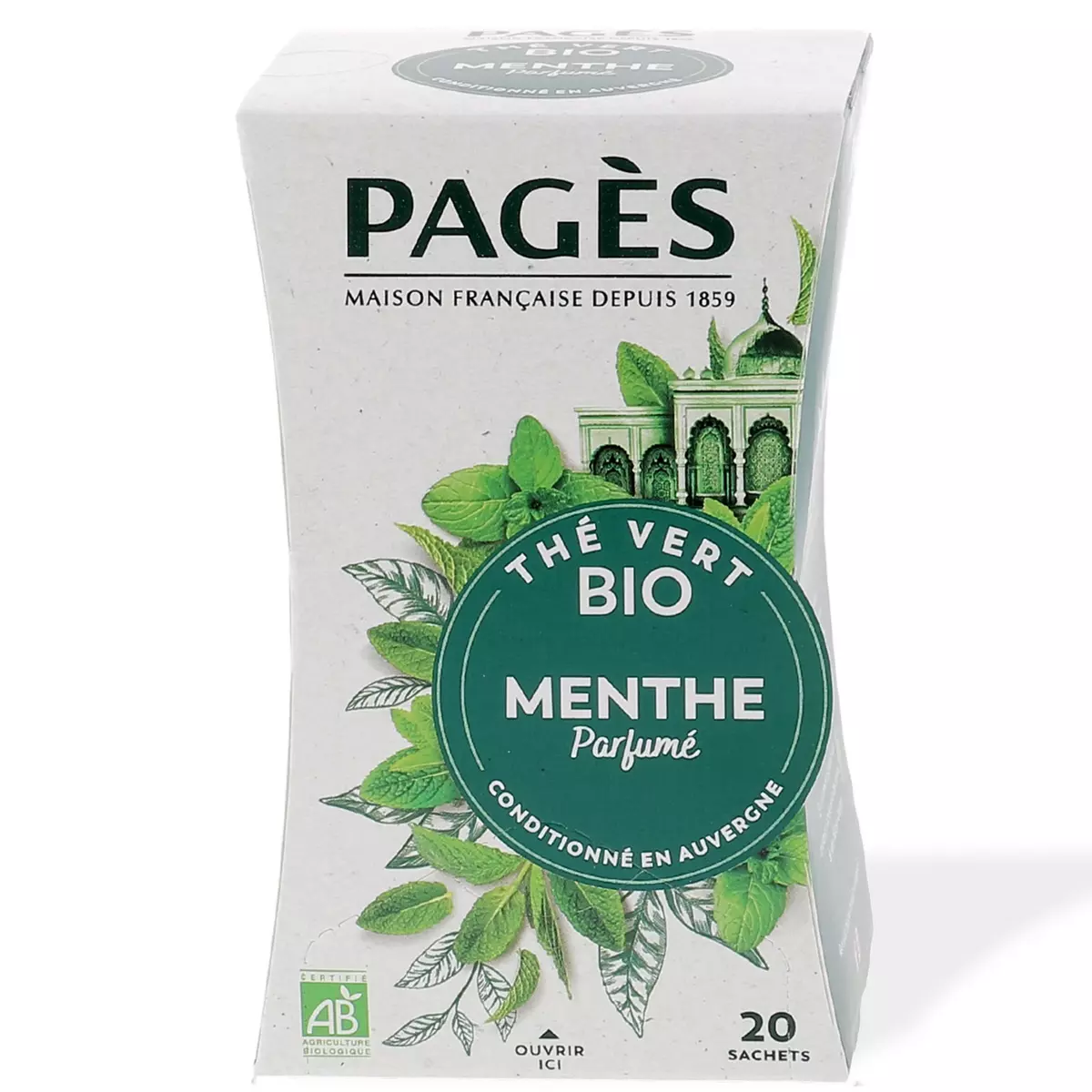 Thé Vert - Menthe - Je Croque Bio - Producteurs et grossistes BIO de  Bretagne