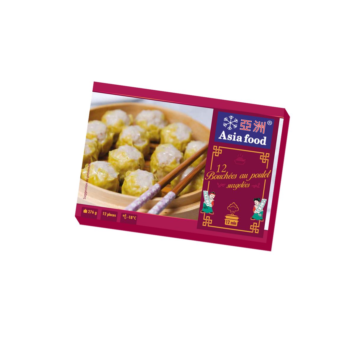 ASIA FOOD Bouchées au poulet 12 pièces  276g