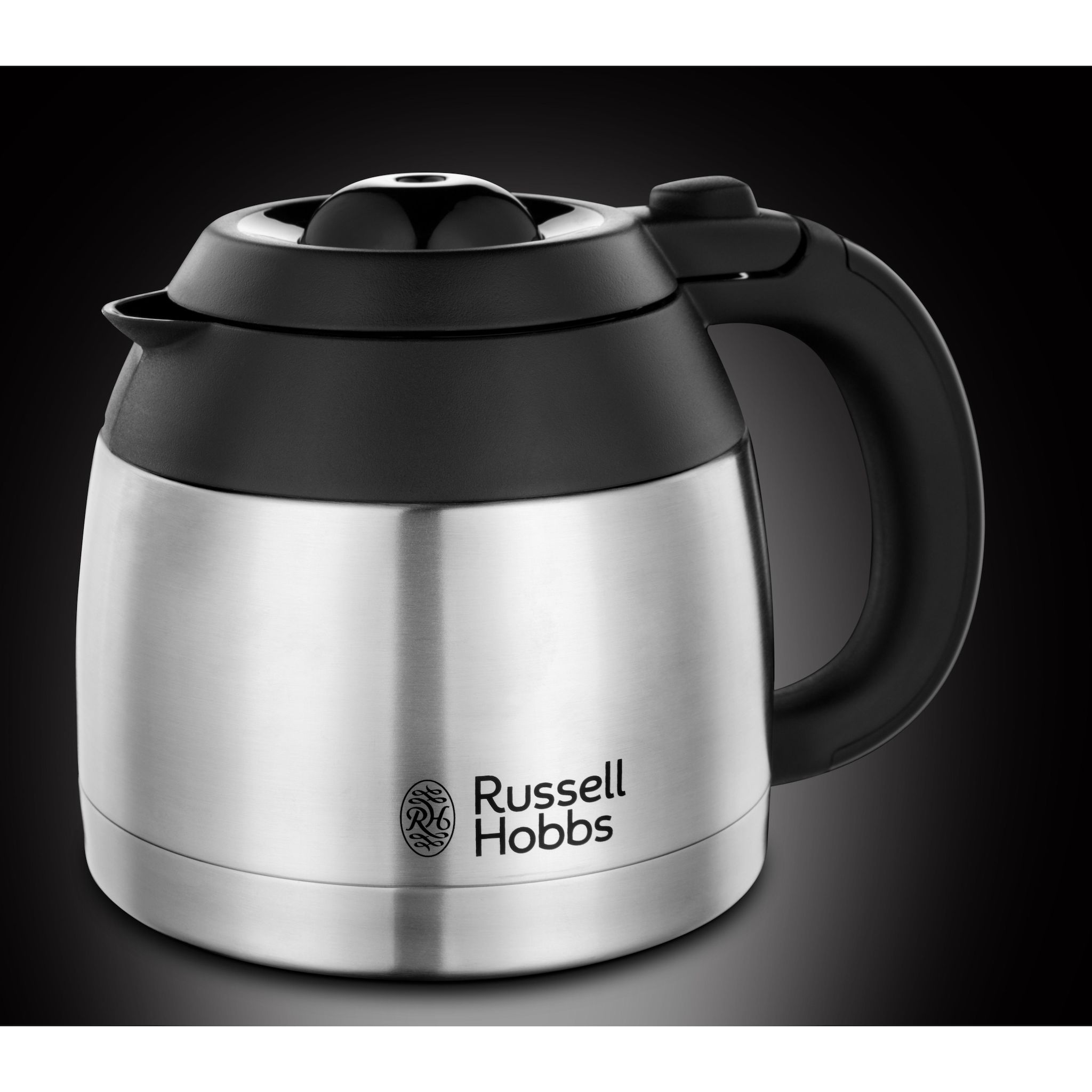 Voir la diapositive 3 : RUSSELL HOBBS Cafetière à filtre Isotherme 24020-56 - Noir et Argent