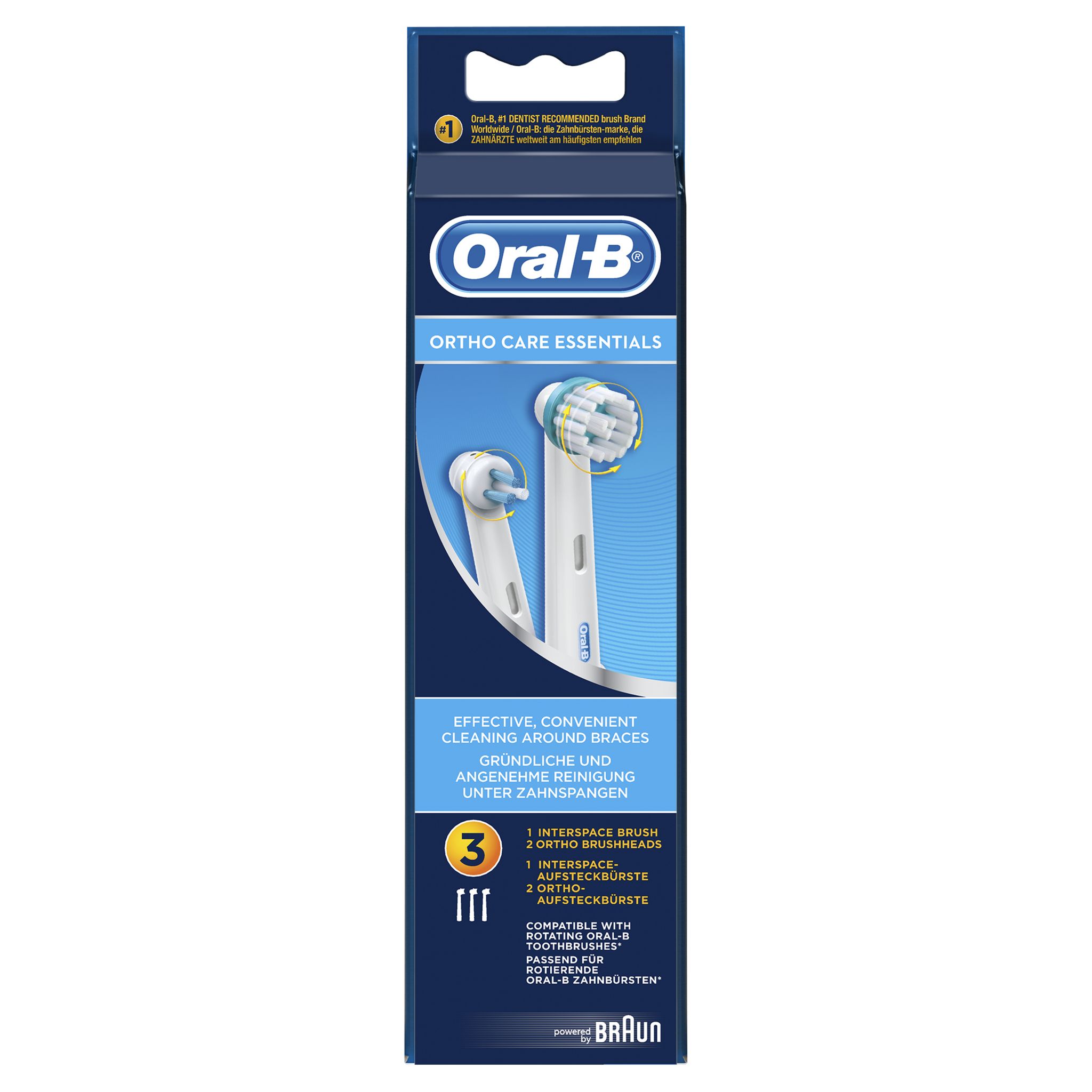 Voir la diapositive 2 : ORAL-B Brossette dentaire orthodontique