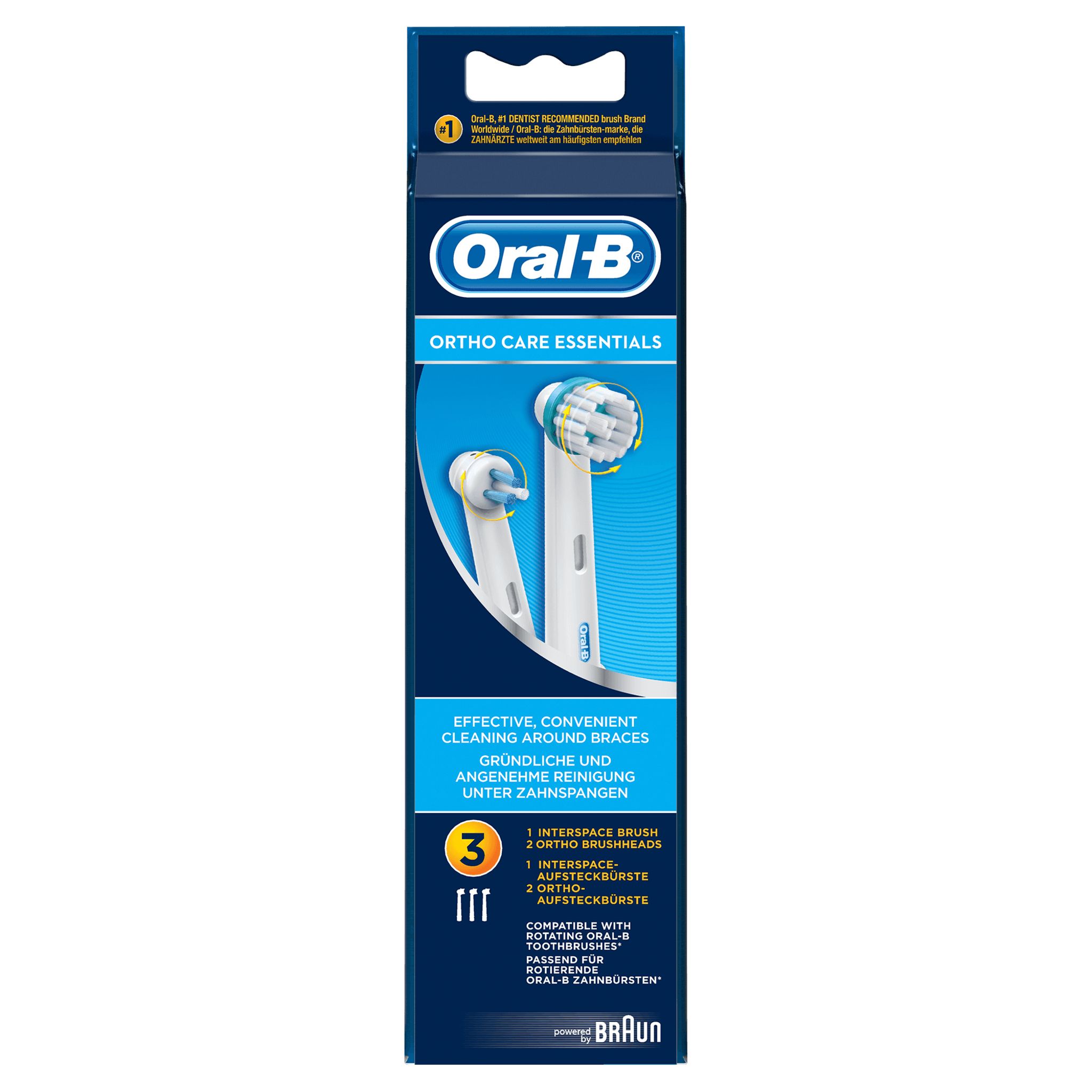 Voir la diapositive 5 : ORAL-B Brossette dentaire orthodontique