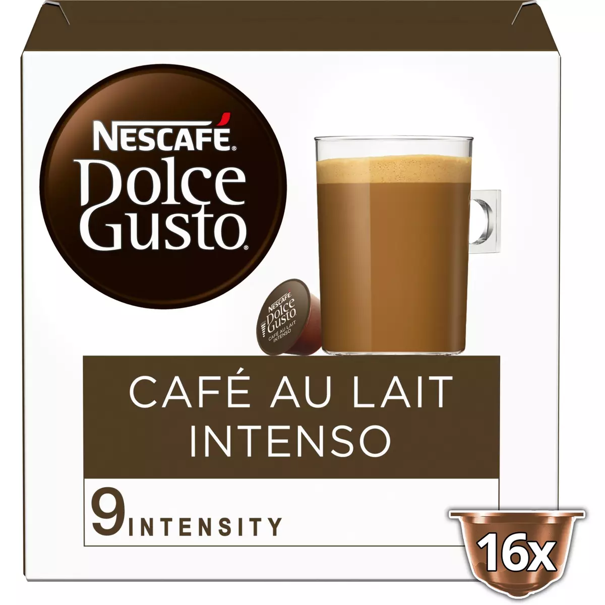 STARBUCKS Capsules de café cappuccino compatibles Dolce Gusto 2X6 capsules  120g pas cher 