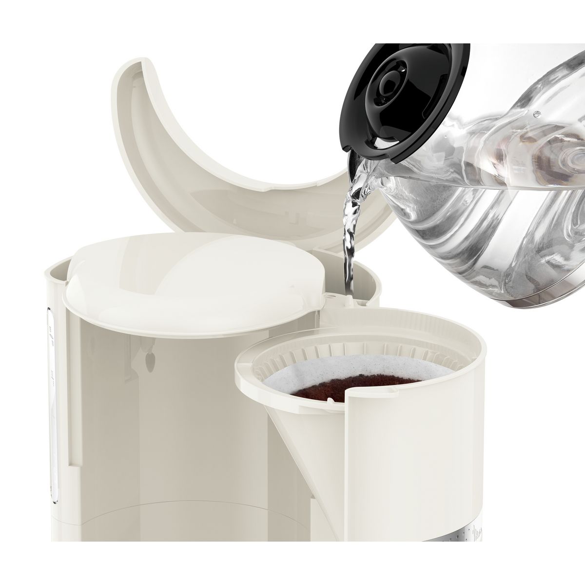 MOULINEX Cafetière à filtre FG381A10 - Ivoire