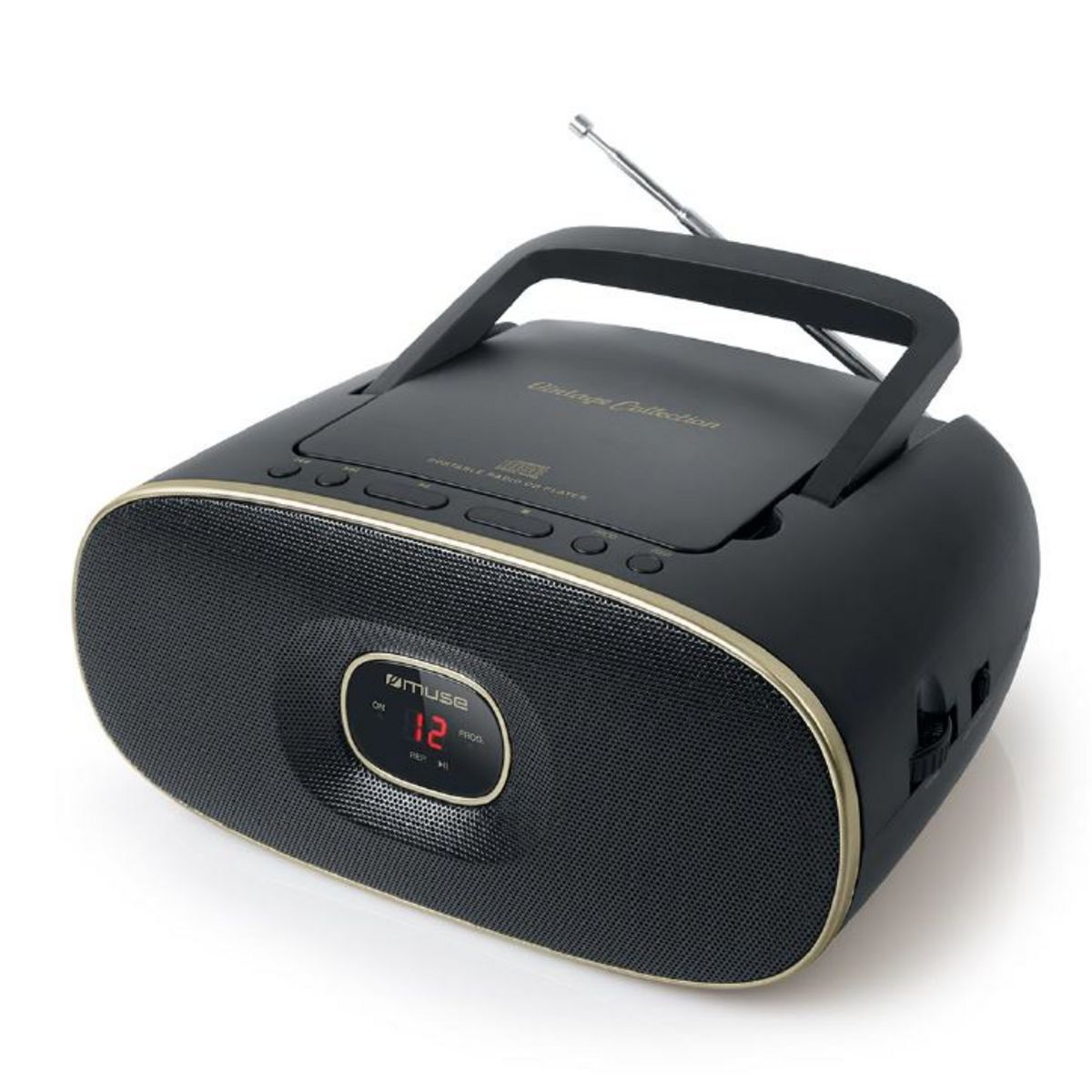 MUSE Radio CD - MD 202VT - Noir