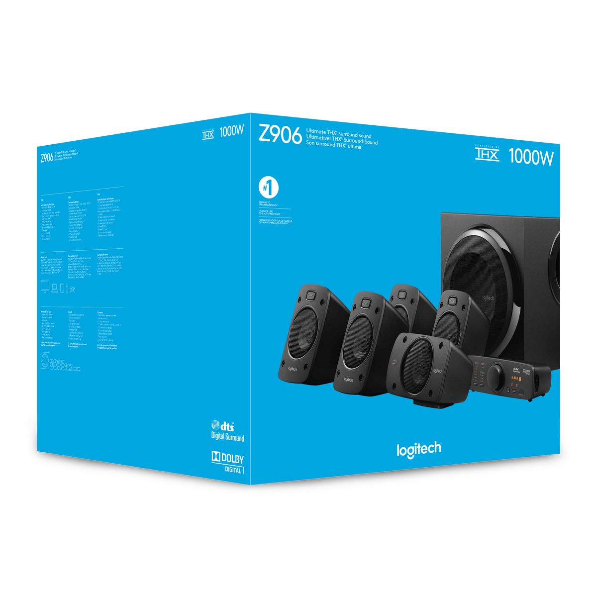 LOGITECH Enceinte Z906SURROUND avec fil Noir