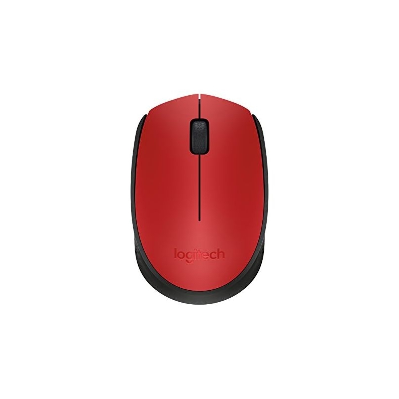 Voir la diapositive 2 : LOGITECH Souris sans fil M171 - Rouge