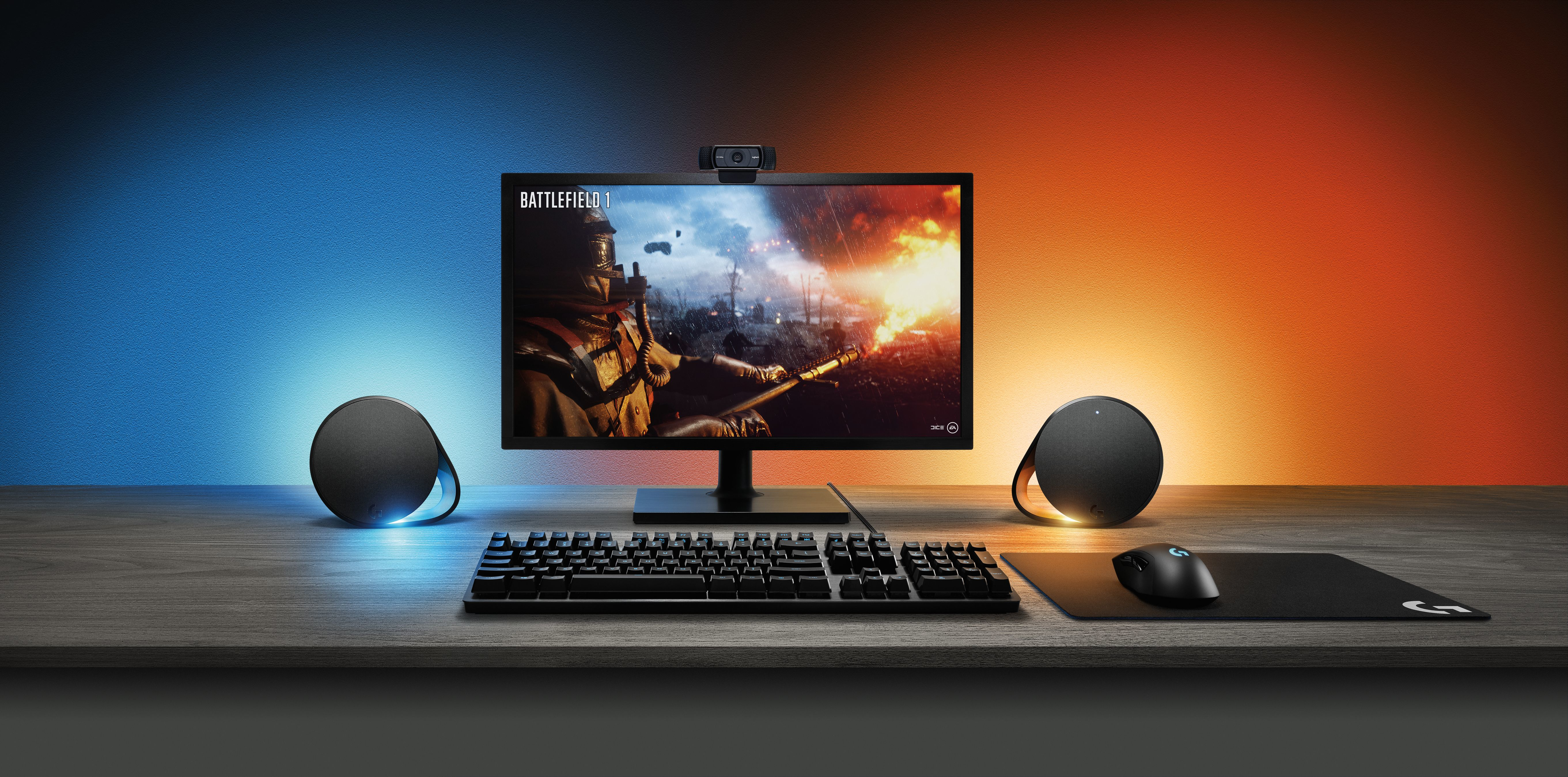 Voir la diapositive 4 : LOGITECH Enceinte G560 GAMING bluetooth Noir