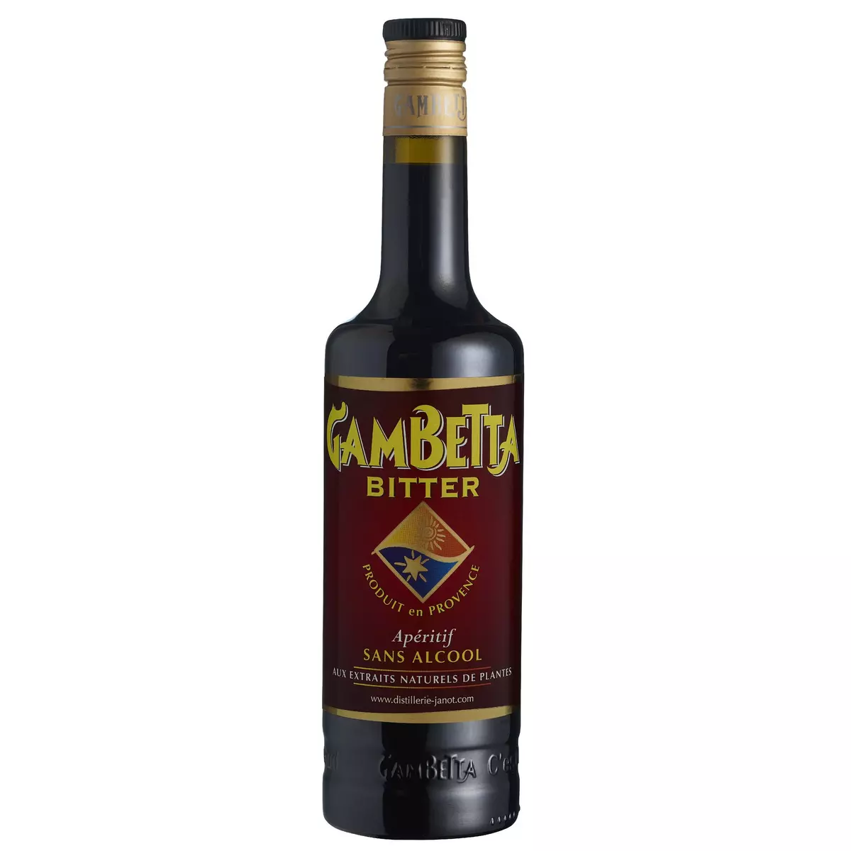 GAMBETTA Bitter liqueur amère sans alcool 75cl