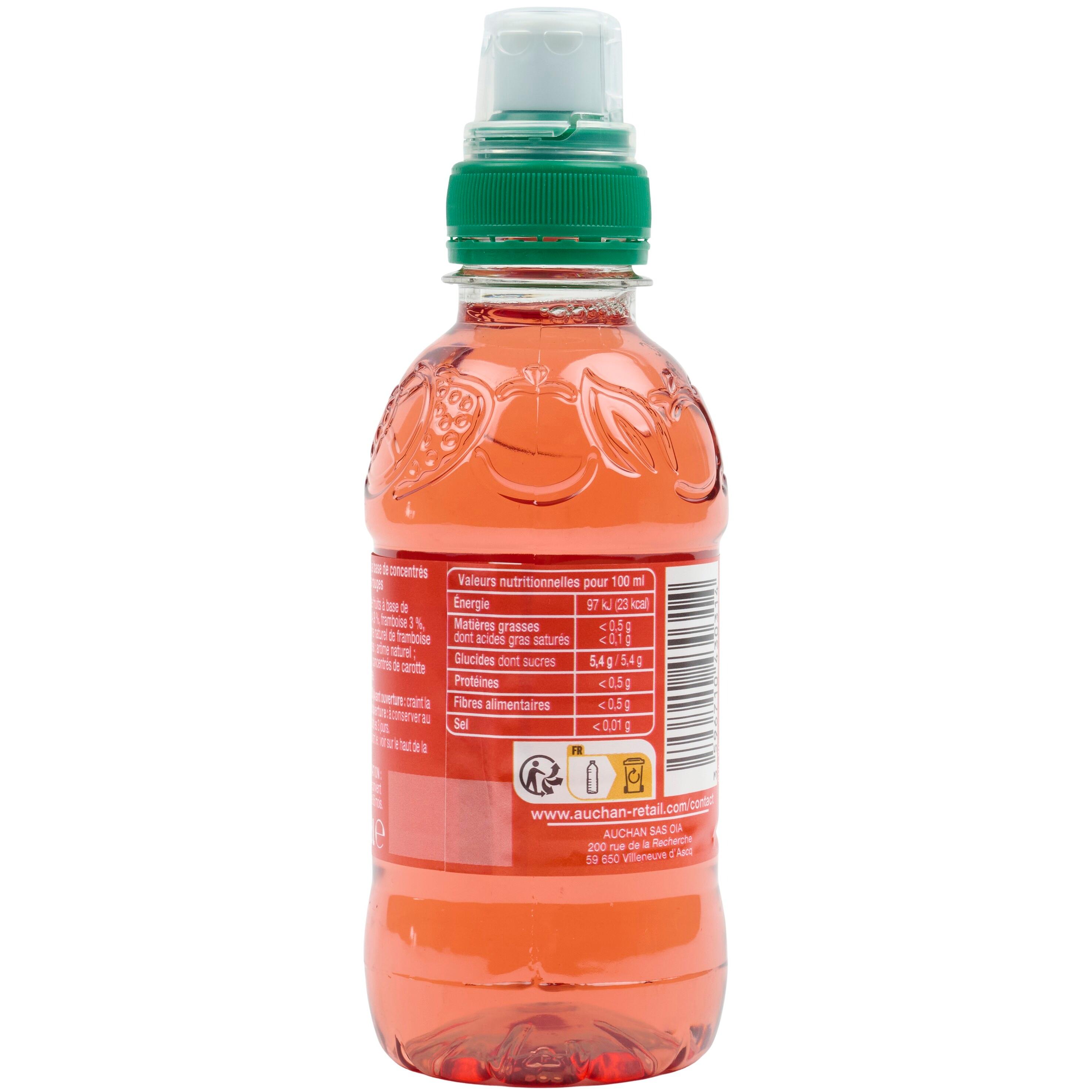 Voir la diapositive 2 : AUCHAN Boisson aux fruits rouges 20cl