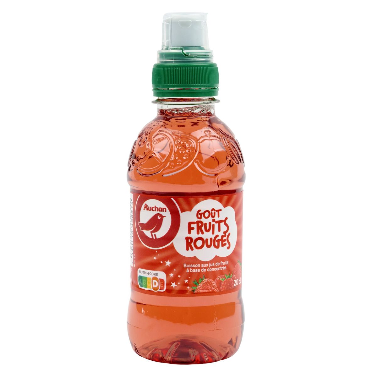 AUCHAN Boisson aux fruits rouges 20cl